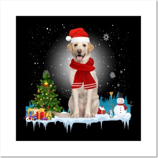 Funny labrador Retrieve Christmas T-shirt Posters and Art